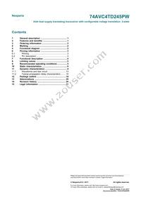 74AVC4TD245PW Datasheet Page 23