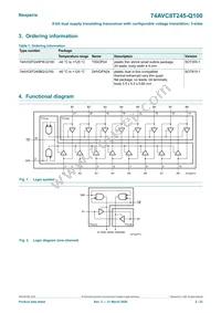 74AVC8T245PW-Q100J Datasheet Page 2