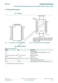 74AVC8T245PW-Q100J Datasheet Page 3