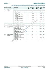 74AVC8T245PW-Q100J Datasheet Page 7