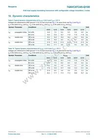 74AVC8T245PW-Q100J Datasheet Page 9