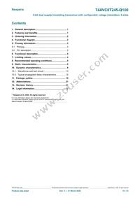 74AVC8T245PW-Q100J Datasheet Page 23