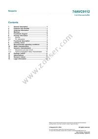 74AVC9112DCH Datasheet Page 16