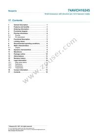 74AVCH16245DGG Datasheet Page 16