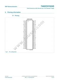 74AVCH16245DGG Datasheet Page 5