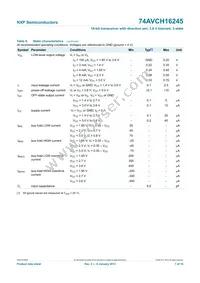 74AVCH16245DGG Datasheet Page 8