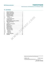 74AVCH16245DGG Datasheet Page 17