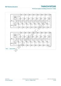 74AVCH16T245BQ Datasheet Page 3