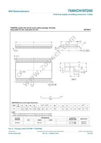 74AVCH16T245BQ Datasheet Page 23