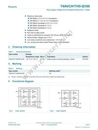 74AVCH1T45GM-Q100H Datasheet Page 2