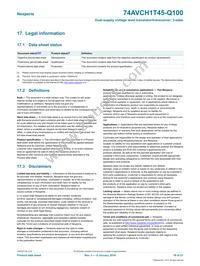 74AVCH1T45GM-Q100H Datasheet Page 19