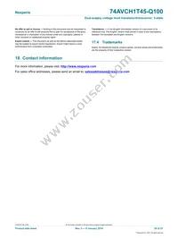 74AVCH1T45GM-Q100H Datasheet Page 20