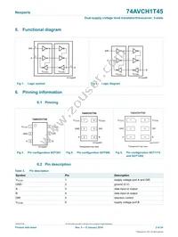 74AVCH1T45GN Datasheet Page 3