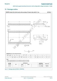 74AVCH20T245DGG Datasheet Page 20