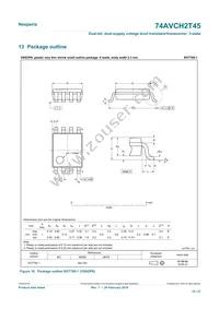 74AVCH2T45GD Datasheet Page 19