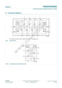 74AVCH4T245PW Datasheet Page 3