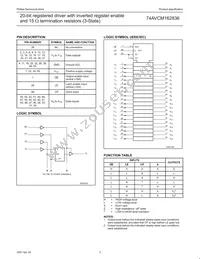 74AVCM162836DGG:11 Datasheet Page 3