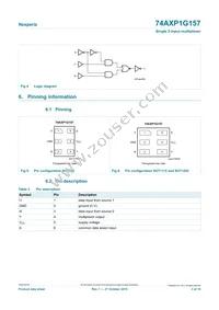 74AXP1G157GNH Datasheet Page 3