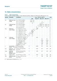 74AXP1G157GNH Datasheet Page 5
