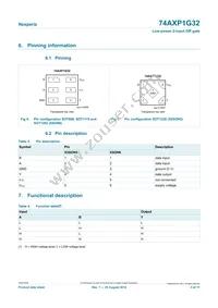 74AXP1G32GNH Datasheet Page 3