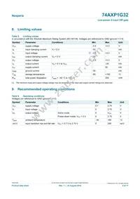 74AXP1G32GNH Datasheet Page 4