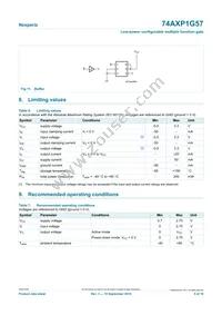 74AXP1G57GNH Datasheet Page 5