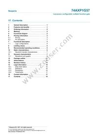 74AXP1G57GNH Datasheet Page 18