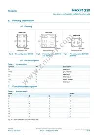 74AXP1G58GNH Datasheet Page 3