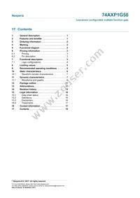 74AXP1G58GNH Datasheet Page 18