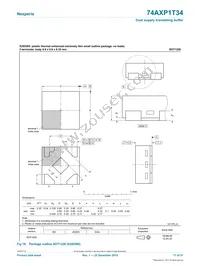 74AXP1T34GNH Datasheet Page 17