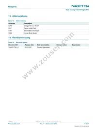 74AXP1T34GNH Datasheet Page 18