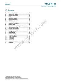 74AXP1T34GNH Datasheet Page 21