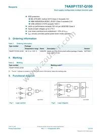 74AXP1T57DC-Q100H Datasheet Page 2