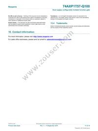 74AXP1T57DC-Q100H Datasheet Page 17