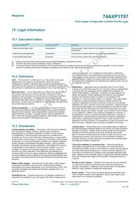 74AXP1T57GNX Datasheet Page 22