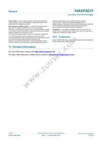 74AXP2G17GNH Datasheet Page 15