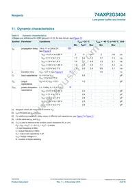 74AXP2G3404GNH Datasheet Page 6