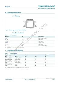 74AXP2T08DP-Q100J Datasheet Page 3