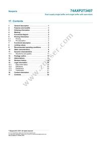 74AXP2T3407GTX Datasheet Page 22