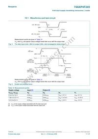 74AXP4T245BQX Datasheet Page 17