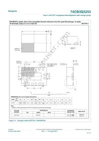 74CB3Q3253PWJ Datasheet Page 13