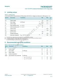 74CB3Q3257BQX Datasheet Page 5