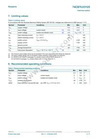 74CBTLV3125PW Datasheet Page 4