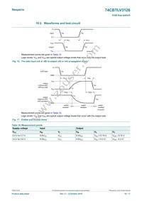 74CBTLV3126BQ Datasheet Page 10