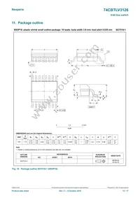 74CBTLV3126BQ Datasheet Page 12