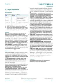 74CBTLV3126BQ-Q10X Datasheet Page 15