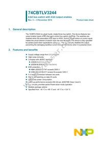 74CBTLV3244DS Datasheet Page 2