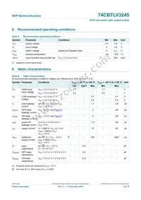 74CBTLV3245DS Datasheet Page 6