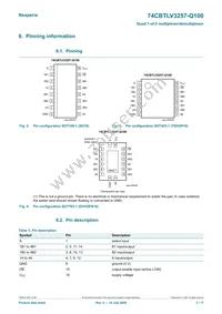 74CBTLV3257DS-Q10J Datasheet Page 3