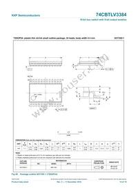 74CBTLV3384DK Datasheet Page 15